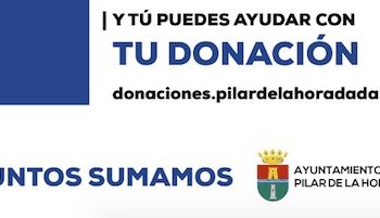 Pilar de la Horadada ha habilitado una plataforma web, para recibir donaciones dinerarias