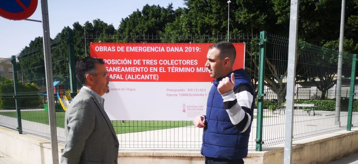 Rafal comienza las obras de reposición de tres colectores de saneamiento dañados por la DANA