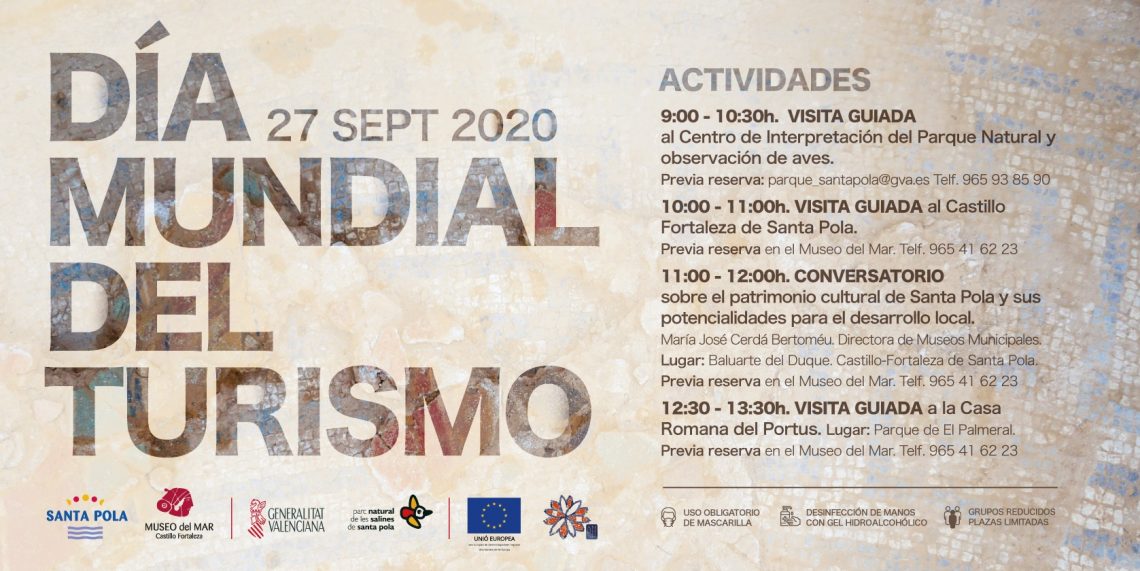 Actividades Día Mundial del Turismo 2020 en Santa Pola