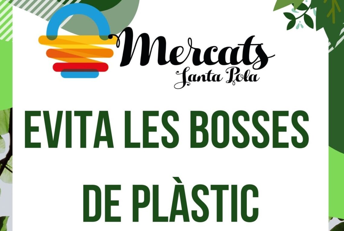 Campaña para reducir el uso de las bolsas de plástico en los mercadillos