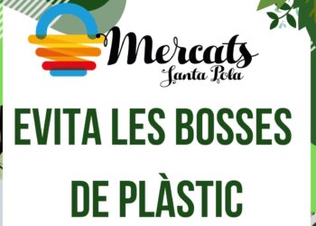 Campaña para reducir el uso de las bolsas de plástico en los mercadillos
