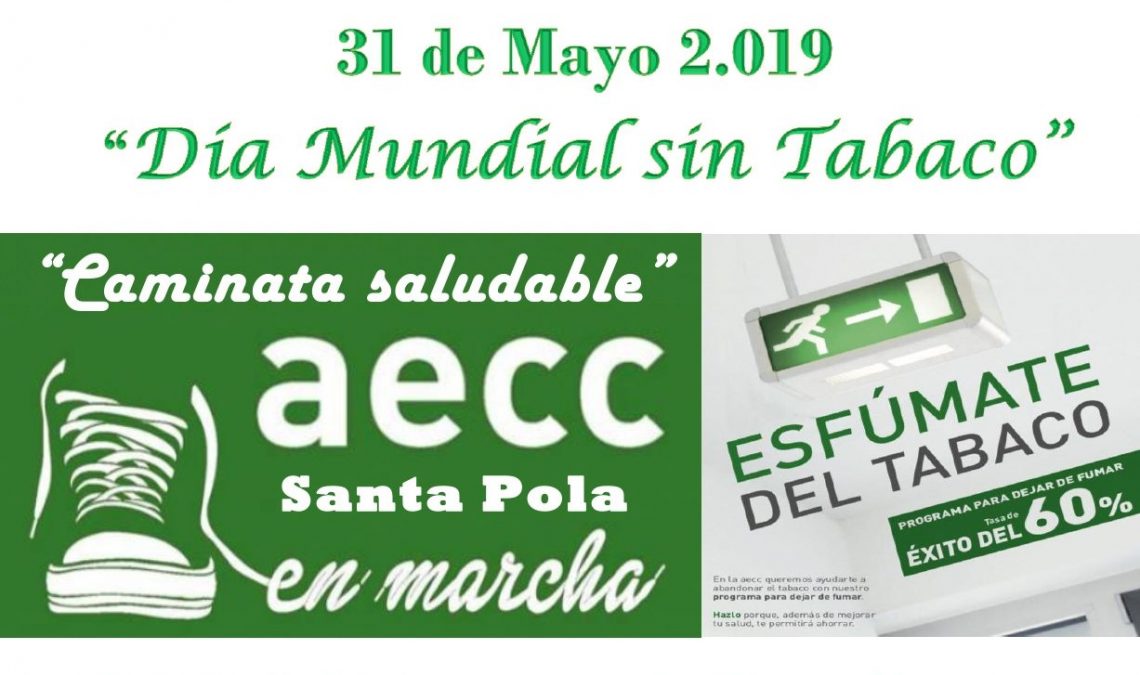 Santa Pola se suma al Día Mundial sin Tabaco con una caminata saludable
