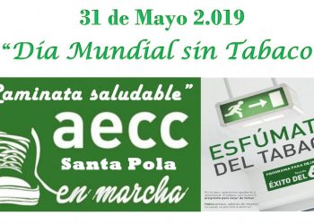 Santa Pola se suma al Día Mundial sin Tabaco con una caminata saludable
