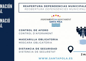 Santa Pola reabre las Dependencias Municipales