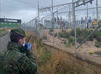 El Ejército de Tierra despliega por primera vez en Santa Pola