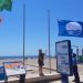 Izada de Banderas Azules en las playas de Santa Pola