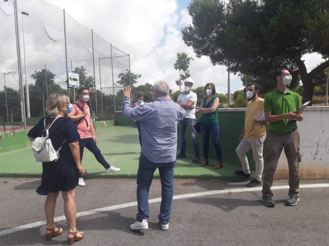 Visita a las obras de rehabilitación de las viviendas de Pablo Iglesias