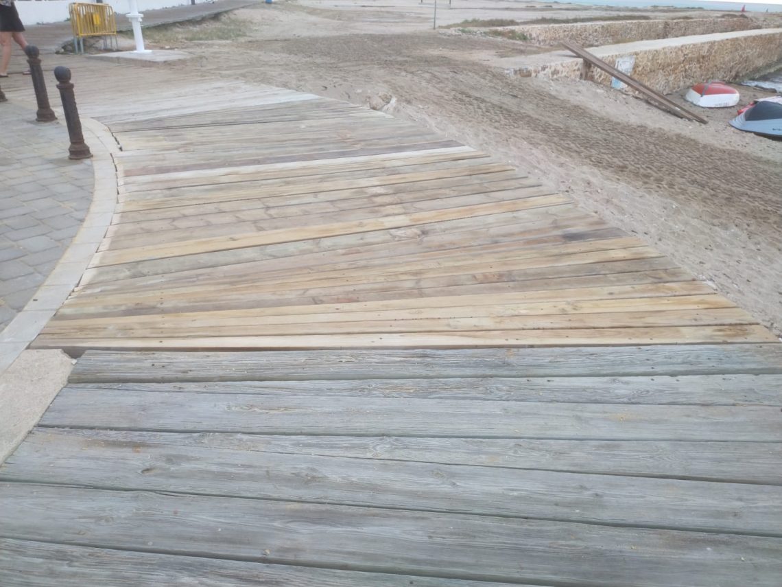 Reposición y Reparación de las maderas de la senda peatonal de la Mata