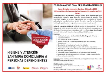 El CIAJ ofrece un curso de higiene y atención sanitaria domiciliaria a personas dependientes