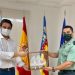 El Comandante Jefe de la Guardia Civil en Torrevieja, se despide del alcalde
