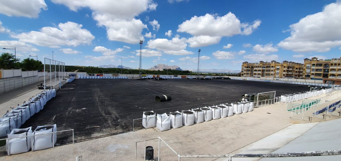 El Ayuntamiento de Algorfa invierte 244.978 euros en mejorar las instalaciones del polideportivo municipal