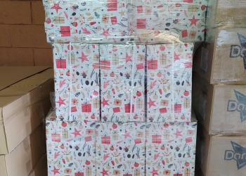 La Diputación dona cerca de 250 lotes de alimentos para su reparto entre las familias más desfavorecidas