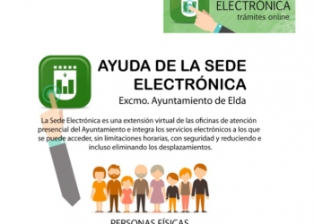 El 69% de los trámites realizados en el Ayuntamiento de Elda durante 2020 se realizaron de manera telemática