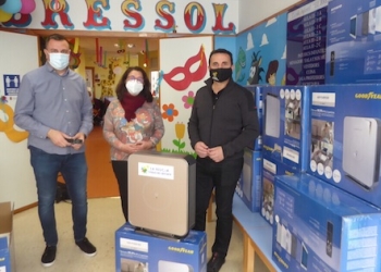 11 purificadores para la Escola Infantil “Bressol”