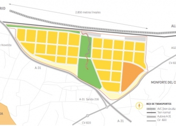 La Unión Empresarial Provincial de Alicante apoya la ubicación del Puerto Seco en Novelda