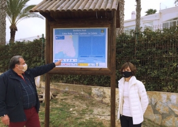 Orihuela presenta la candidatura para Senderos Azules con el Sedero Azul “Paseo Cabo Roig”