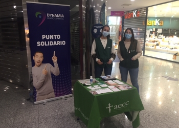 Dynamia acoge una campaña solidaria de la Asociación Española Contra el Cáncer