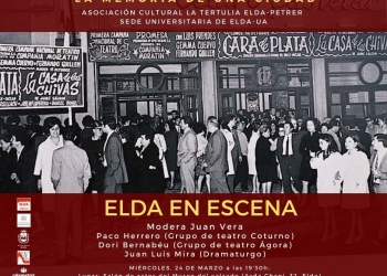 Se reanuda el ciclo de encuentros “Memoria de una ciudad” organizada por la Asociación Cultural La Tertulia Elda/Petrer
