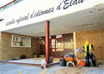 Comienzan las obras de la Escuela Oficial de Idiomas de Elda incluidas en el Plan Edificant