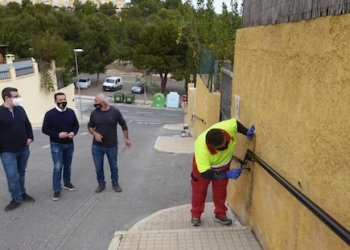 La Nucía mejora la “seguridad peatonal” en la Avda. Serra d’Aitana