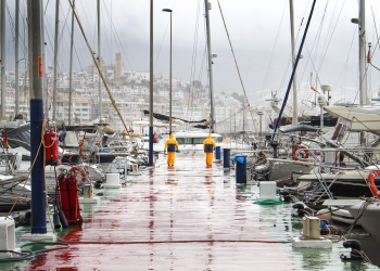 La conselleria de Obras Públicas actuará de emergencia sobre el Muelle de Levante