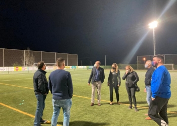 Finalizan las obras de mejora del alumbrado de las instalaciones deportivas de La Murada