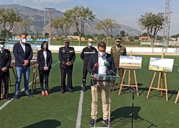 Redován dedica a la Unidad Militar de Emergencias (UME) el futuro pabellón polideportivo