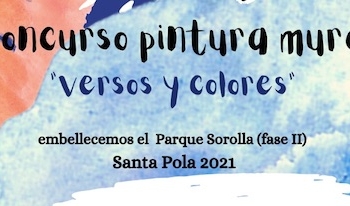 Concurso pintura mural «Versos y colores», en Santa Pola