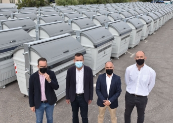 El Ayuntamiento instala 500 modernos y eficientes contenedores en los caminos rurales del Camp d’Elx