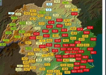 Una DANA muy beneficiosa para los embalses y acuíferos sin daños apreciables al dominio público hidráulico