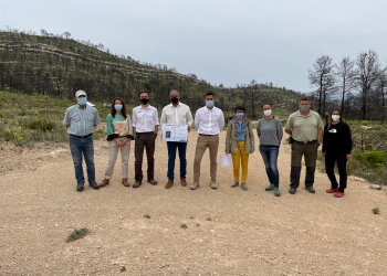 Beneixama, Hidraqua y Fundación Aquae presentan un proyecto que permitirá recuperar más de 15.000 m2 de superficie forestal