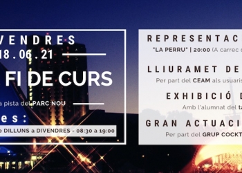 El Centro de Mayores Parc Nou celebrará su fiesta de fin de curso