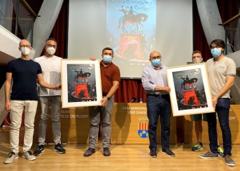 Un cartel con homenaje y personajes de los inicios del cine para el Certamen de Cortos