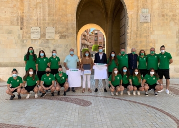 Recepción a las chicas de fútbol sala y fútbol por sus recientes éxitos deportivos