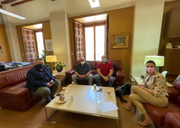 Elche realizará una exhibición de perros-guía para visibilizar la labor que prestan