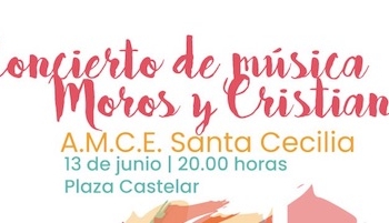 La AMCE Santa Cecilia ofrecerá un concierto de música para rememorar los Moros y Cristianos