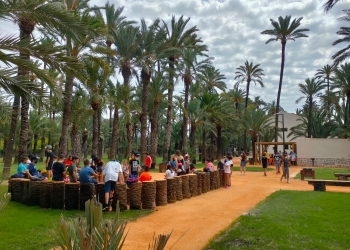 Los escolares oriolanos conocen su Palmeral