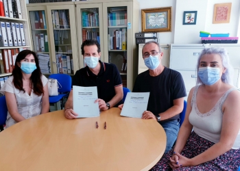 El Ayuntamiento de Elda y la AMPA del CEE Miguel de Cervantes firman un convenio