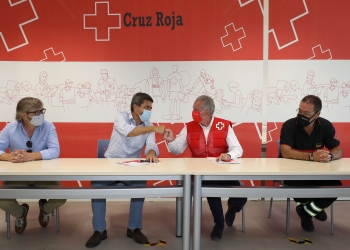 La Diputación multiplica por diez su colaboración con Cruz Roja