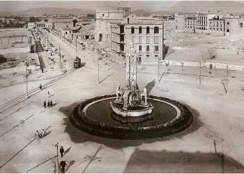 La fuente de Luceros celebra su 90 cumpleaños