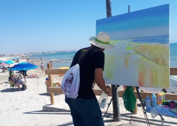 «La luz que tiene Altea invita a los pintores a reproducirla»