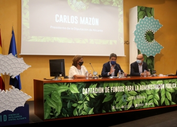 Mazón defiende el peso estratégico de la provincia en la captación de fondos europeos para la digitalización