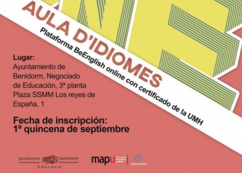 Benidorm abre la matrícula para el ‘Aula d’Idiomes’