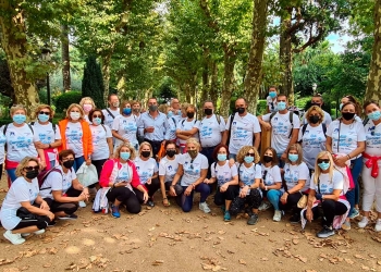 La ruta jacobea a remo y a pie de Anémona llega el sábado a Santiago de Compostela