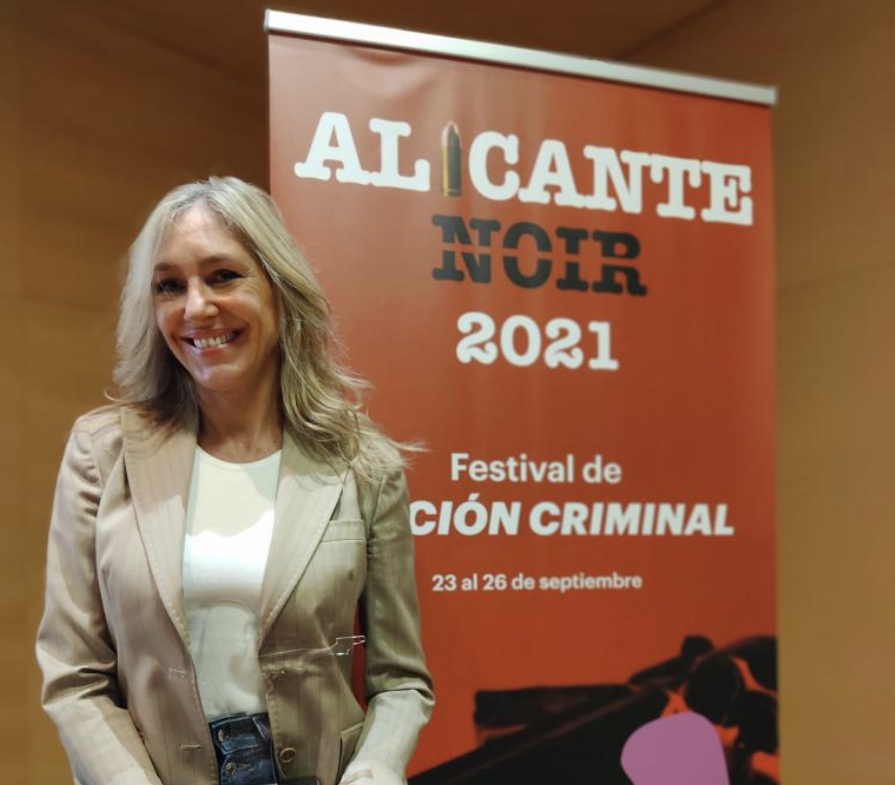 Marta Robles, ganadora de ‘Alicante noir’