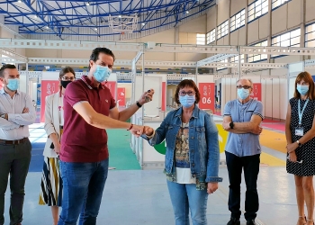 Elda clausura el punto de vacunación masiva del Pabellón Azul