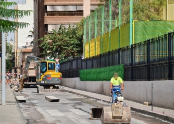 Elda inicia la reforma de la calle Miguel de Cervantes