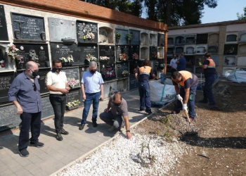 La Nucía acomete distintas mejoras en las instalaciones del cementerio municipal