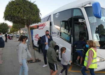 Las paradas del Bús Escolar del Copet y Nucía Park empiezan a funcionar