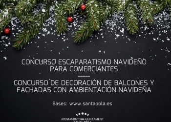 Santa Pola abre plazo para inscribirse en los concursos de escaparates y balcones navideños
